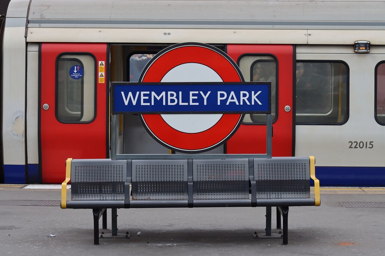 Wembley Park Underground Station serving Wembley Stadium