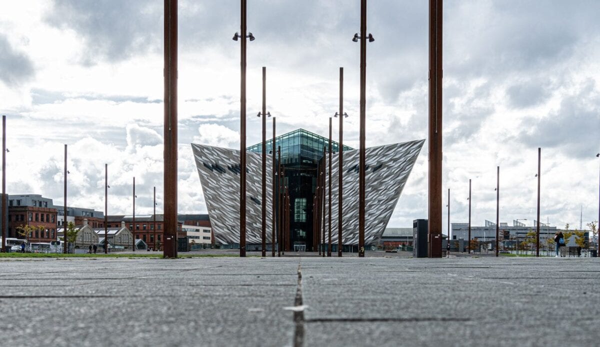 Titanic Belfast museum in Belfast's Titanic Quarter