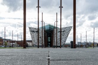 Titanic Belfast museum in Belfast's Titanic Quarter
