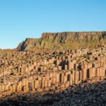 Basalt columns at the Giant's Causeway on Northern Ireland's Causeway Coast