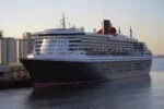 Queen Mary 2 cruise ship berthed at Southampton Cruise Port