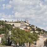 Lyon skyline and Basilica of Notre-Dame de Fourvière