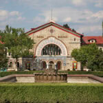 Chișinău Railway Station in Moldova, the main rail hub for international trains to Bucharest and Kyiv.