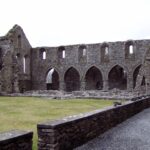 Medieval abbey ruins at Jerpoint Abbey featured in the OPW Heritage Card Guide