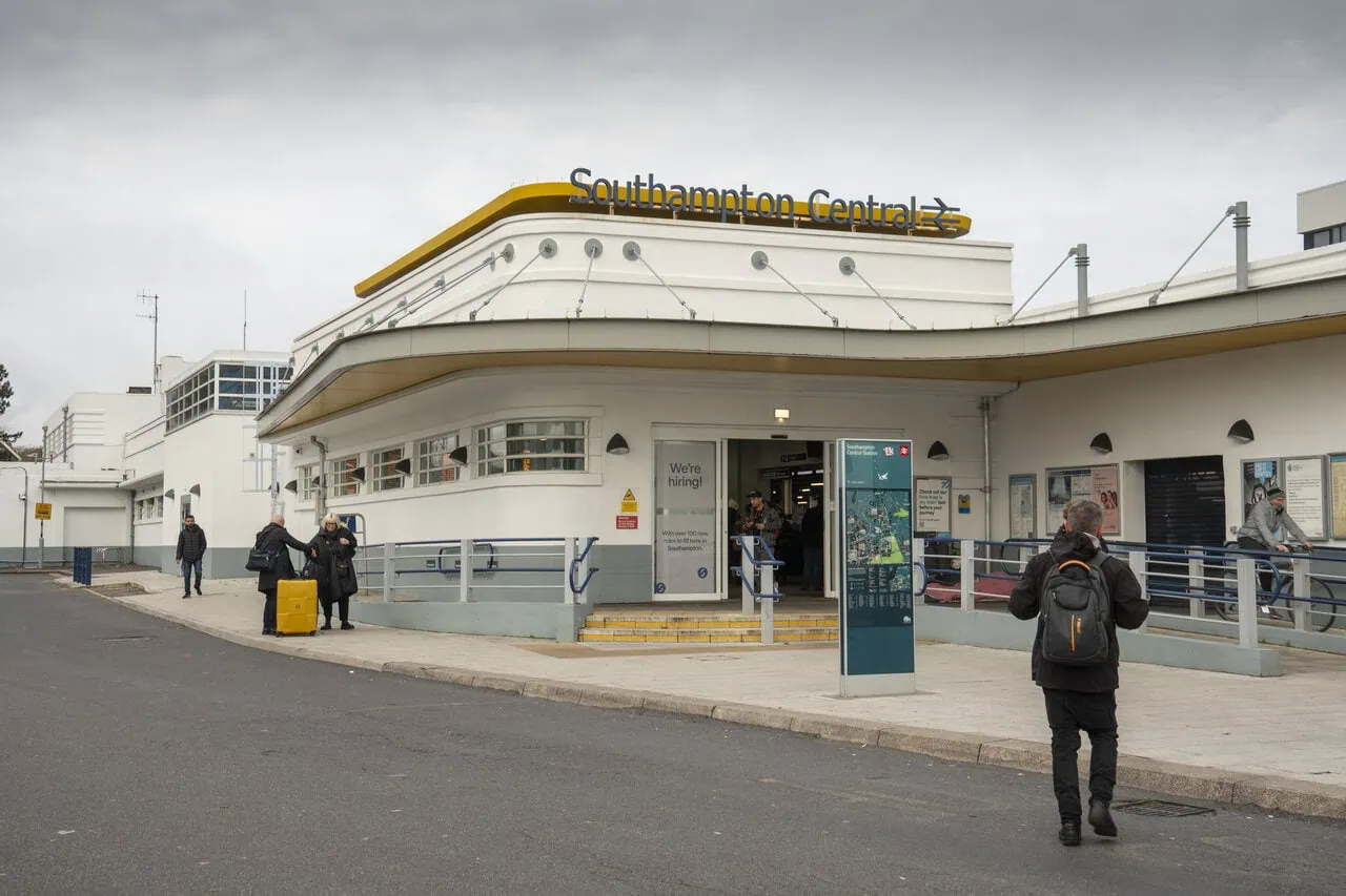 Southampton Airport Parkway railway station near Southampton Airport