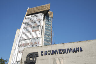 Circumvesuviana railway station in Naples