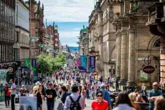 Buchanan Street in Glasgow city centre