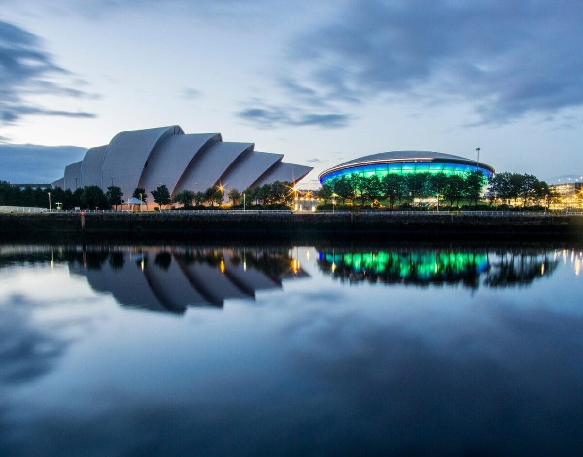 The SEC, OVO Hydro and SEC Armadillo in Glasgow