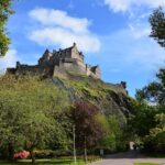 Edinburgh Castle overlooking Princes Street Gardens