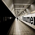 Platform at Monument Metro Station in Newcastle city centre