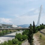 Podgorica Millennium Bridge over the Morača River