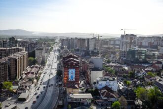 Modern skyline of Pristina, Kosovo, for airport transfer guide