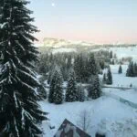 Snow-covered landscape at Savin Kuk ski resort