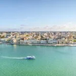 Waterfront and harbour in Brindisi, Italy