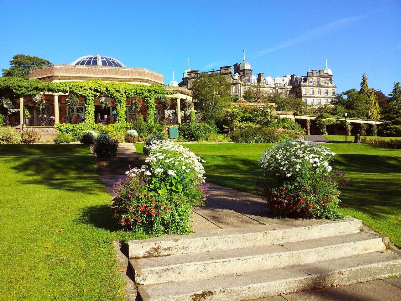 Valley Gardens and the Sun Pavilion in Harrogate, North Yorkshire