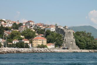 Herceg Novi waterfront and Kanli Kula fortress