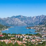 Panoramic view of Kotor and the Bay of Kotor from the mountains