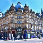 Leeds Kirkgate Market historic building in Leeds city centre