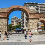 Arch of Galerius in central Thessaloniki, Greece