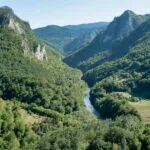 Tara River Canyon near Žabljak in Durmitor National Park