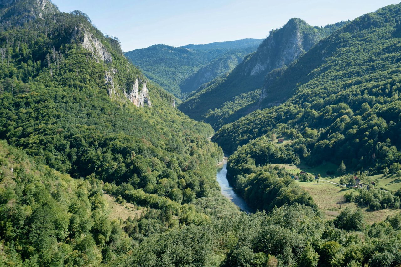 Tara River Canyon near Žabljak in Durmitor National Park