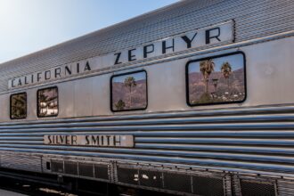 California Zephyr passenger train carriage