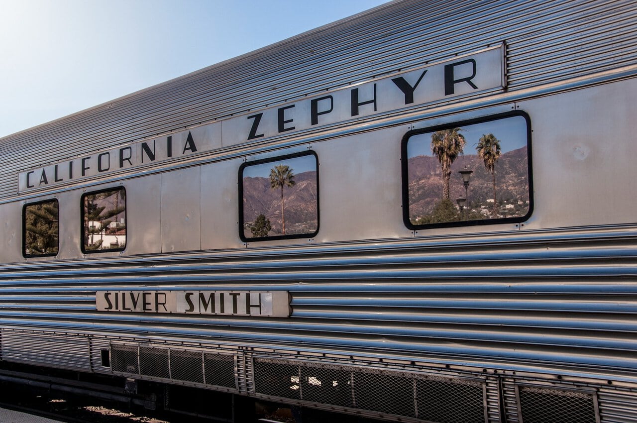 California Zephyr passenger train carriage