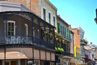 New Orleans French Quarter on the City of New Orleans route