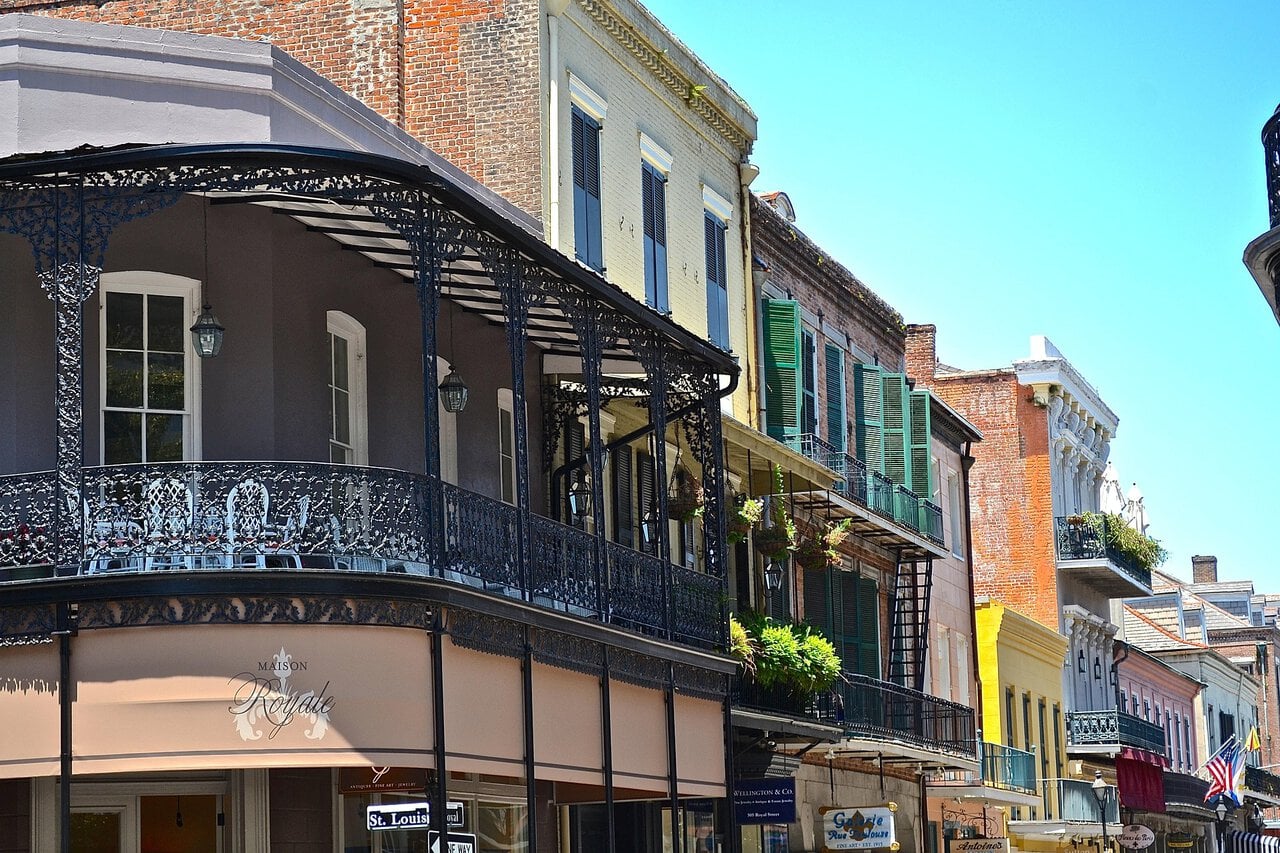 New Orleans French Quarter on the City of New Orleans route