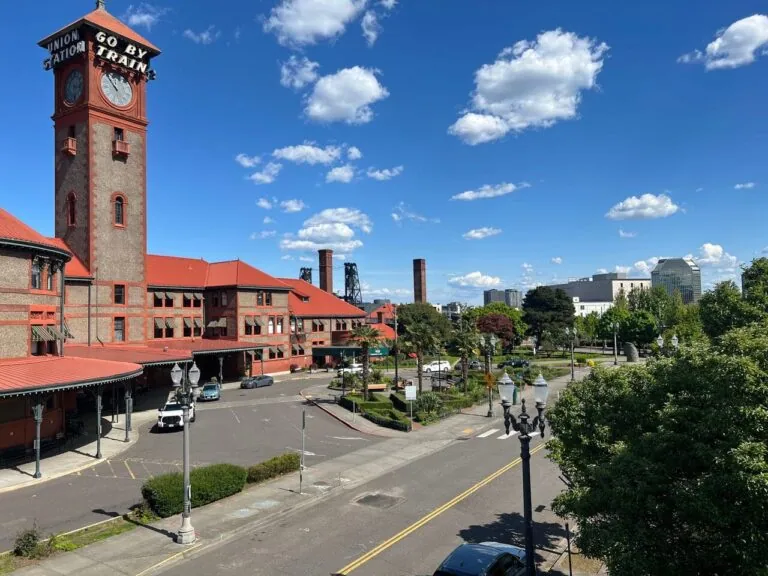 Portland Union Station on the Amtrak Coast Starlight route