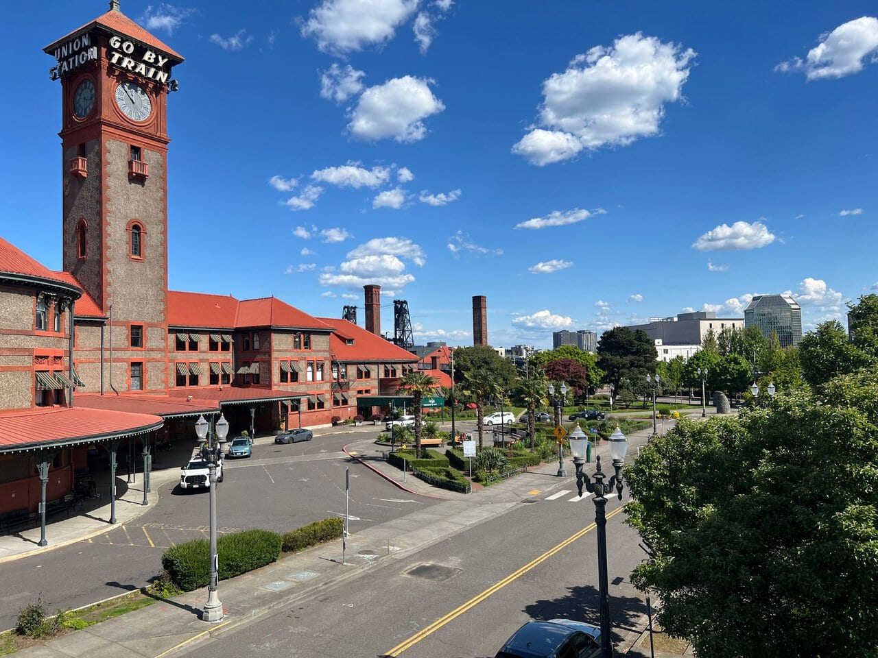 Portland Union Station on the Amtrak Coast Starlight route