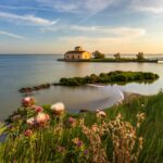 Comacchio and Po Delta wetlands near Bologna, Italy