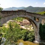 Medieval bridge at Céret near Perpignan