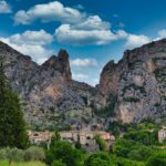 Lavender fields and hilltop village scenery on the Provence road trip route