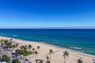 Florida beach on the Amtrak Silver Star route