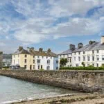 Beaumaris seafront and castle on the island of Anglesey