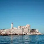 Château d'If fortress on its rocky island in the Bay of Marseille, France