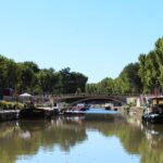 Canal de la Robine running through the centre of Narbonne