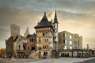 Historic architecture in Antwerp city centre