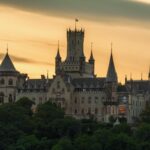 Marienburg Castle near Hanover at sunset
