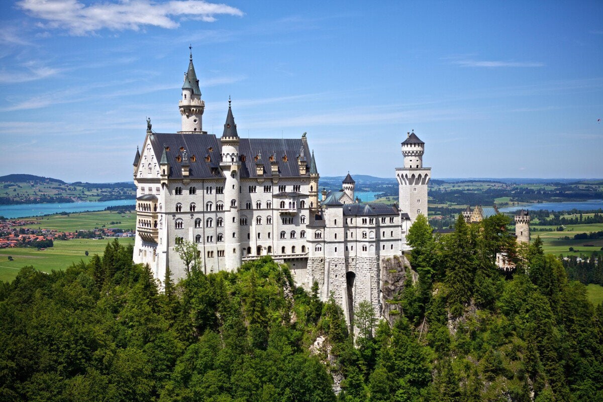 Neuschwanstein Castle in Bavaria on a day trip from Munich