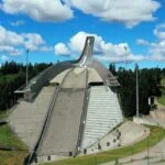 Holmenkollen ski jump in Oslo, Norway