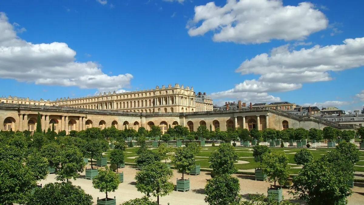 Palace of Versailles and formal gardens near Paris