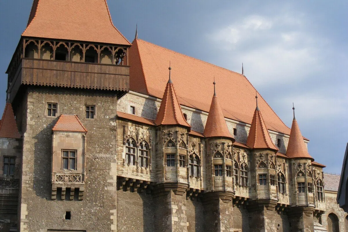 Corvin Castle in Hunedoara, Romania, one of the major day trips from Timișoara