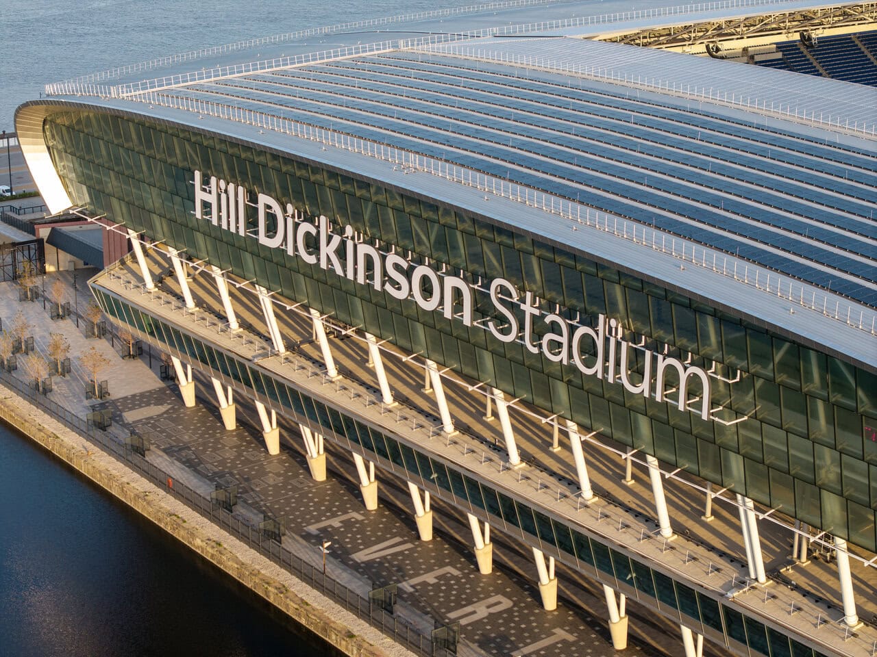 Hill Dickinson Stadium on Liverpool waterfront, Everton's UEFA EURO 2028 venue
