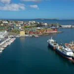 Tórshavn harbour and colourful waterfront buildings in the Faroe Islands