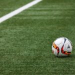 Football on the pitch for the Hanover stadium guide