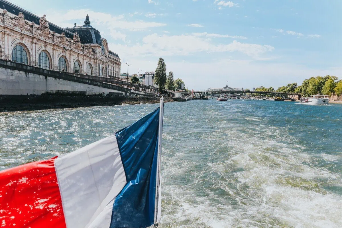 Sightseeing cruise on the River Seine in Paris