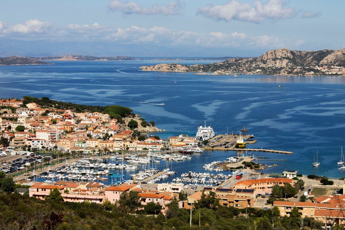 Ferry port at Palau in northern Sardinia