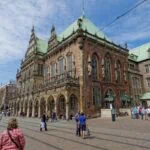 Historic Bremen Town Hall in the city centre